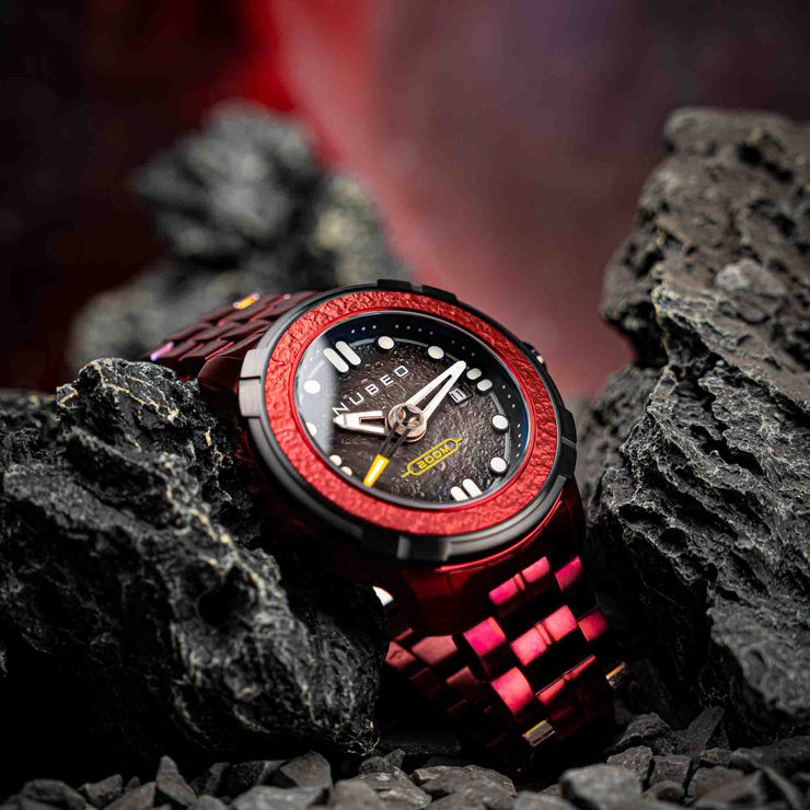 Nubeo Apollo Automatic Deep Red Limited Edition