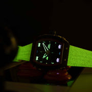 Nubeo Magellan Chronograph Space Invaders Defender Yellow Limited Edition