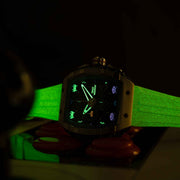 Nubeo Magellan Chronograph Space Invaders Alien Green Limited Edition