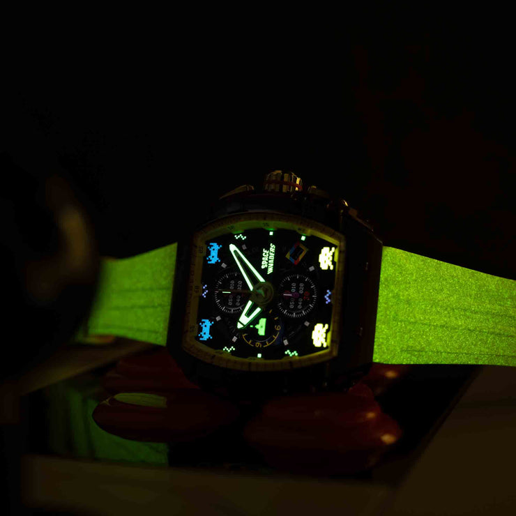 Nubeo Magellan Chronograph Space Invaders Plasma Purple Limited Edition