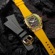 Nubeo Magellan Automatic Space Invaders Solar Gold Limited Edition