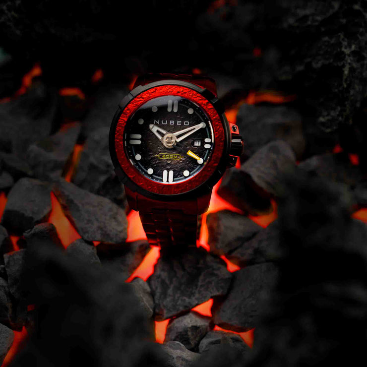 Nubeo Apollo Automatic Deep Red Limited Edition