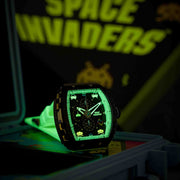 Nubeo Magellan Chronograph Space Invaders Spaceship White Limited Edition
