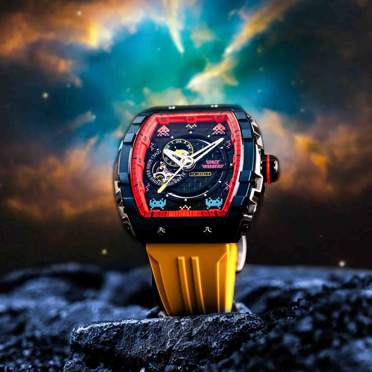 Nubeo Magellan Automatic Space Invaders Invader Blue Limited Edition