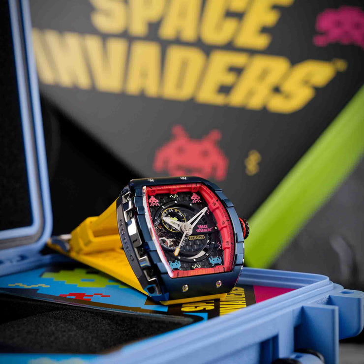 Nubeo Magellan Automatic Space Invaders Invader Blue Limited Edition