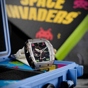 Nubeo Magellan Automatic Space Invaders Stardust Silver Limited Edition