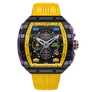 Nubeo Magellan Chronograph Space Invaders Plasma Purple Limited Edition