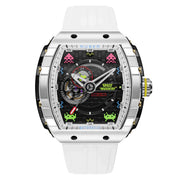 Nubeo Magellan Automatic Space Invaders Stardust Silver Limited Edition