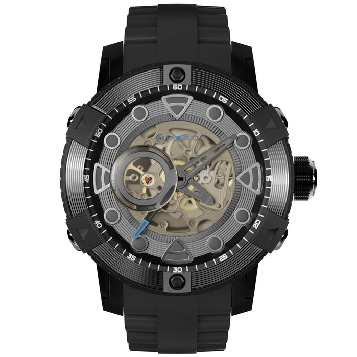 Nubeo Gemini Automatic Black Gray angled shot picture