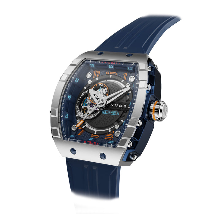 Nubeo Magellan Automatic Navy angled shot picture