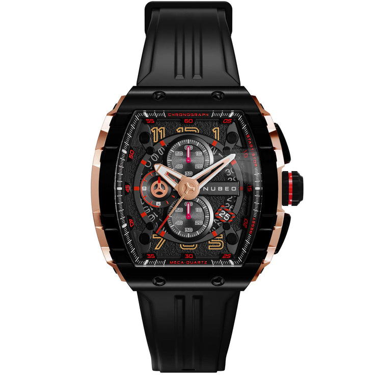 Nubeo Magellan Chronograph Midnight Rose Gold