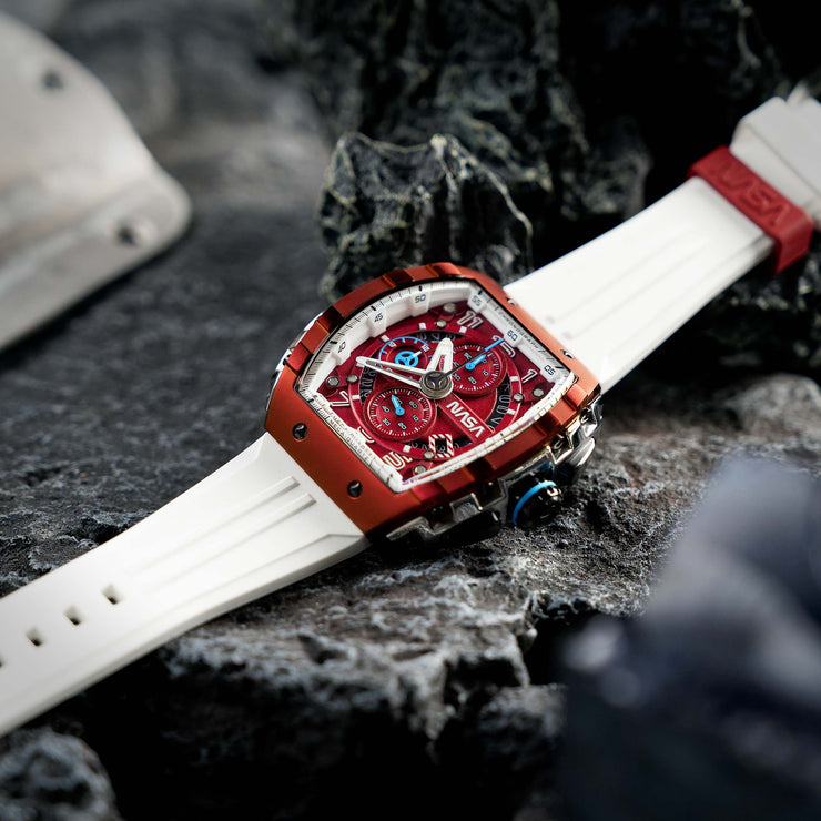 Nubeo Magellan Chronograph NASA Red Earth Limited Edition