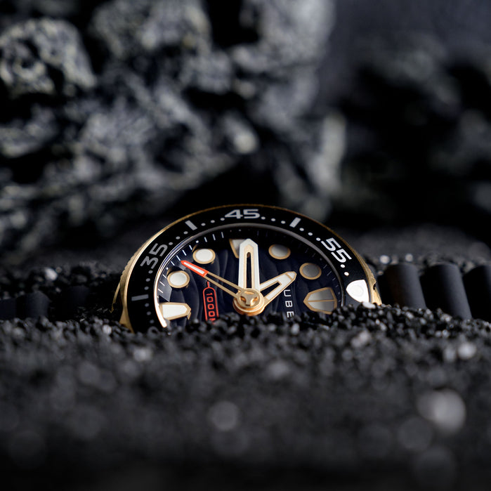 Nubeo Ventana Automatic Stardust Gold Limited Edition angled shot picture