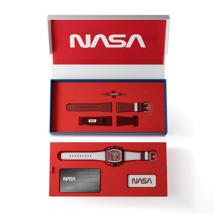 Nubeo Magellan Automatic NASA Grabe Red Limited Edition