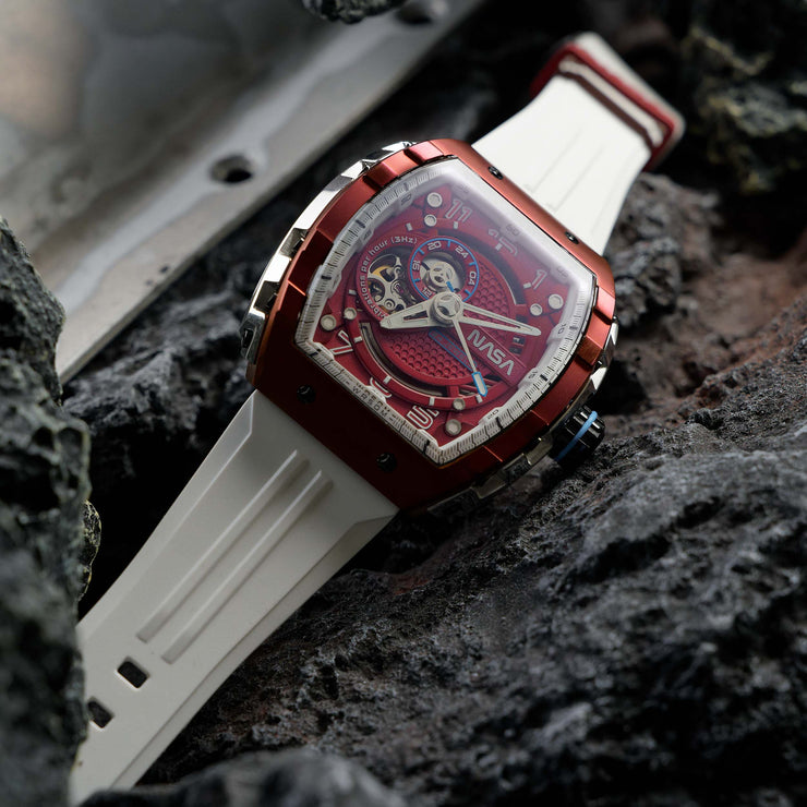 Nubeo Magellan Automatic NASA Grabe Red Limited Edition