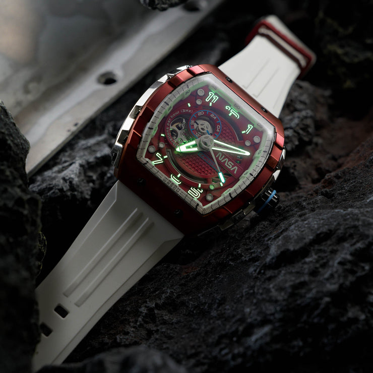 Nubeo Magellan Automatic NASA Grabe Red Limited Edition