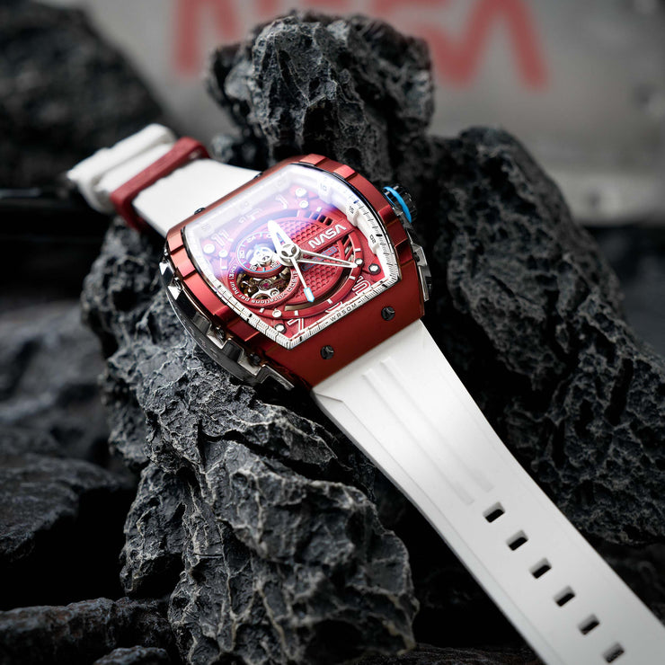 Nubeo Magellan Automatic NASA Grabe Red Limited Edition