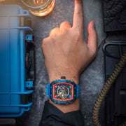 Nubeo Magellan Automatic Space Invaders Invader Blue Limited Edition