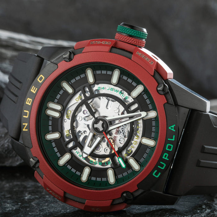 Nubeo Cupola Automatic Black Star Limited Edition angled shot picture