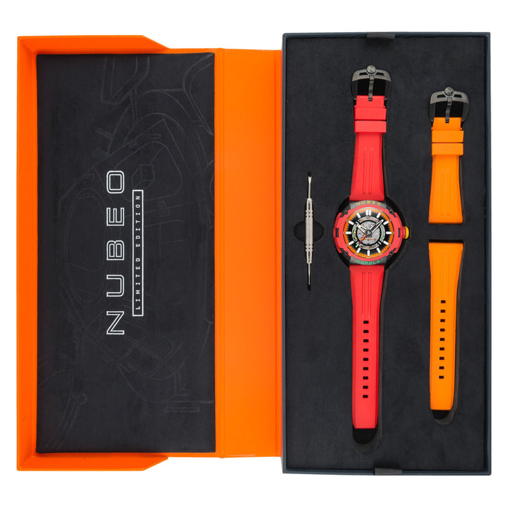 Nubeo Cupola Automatic Inferno Red Limited Edition