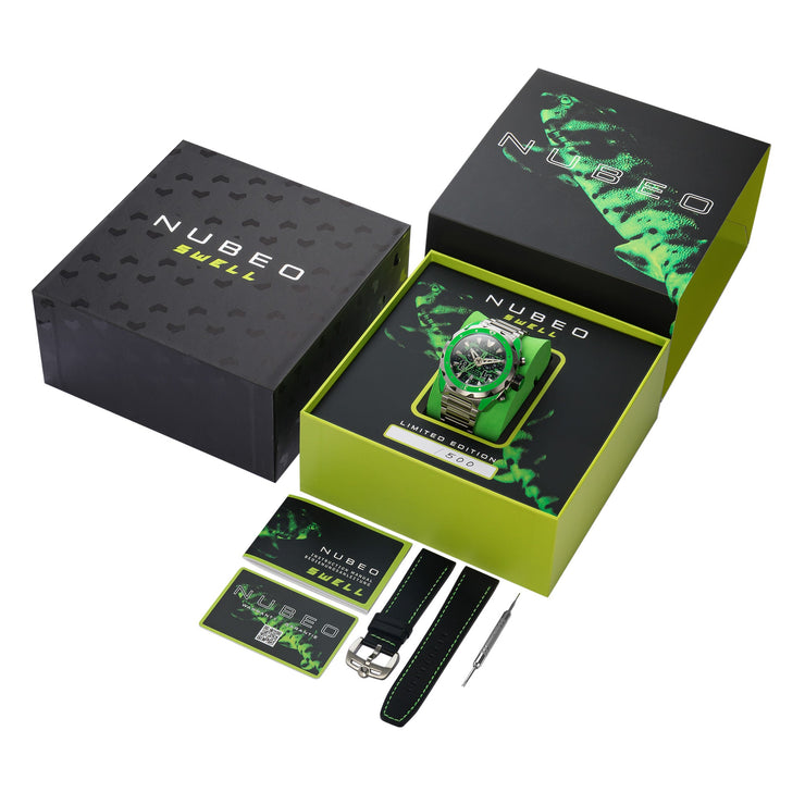 Nubeo Swell Chronograph Lime Limited Edition