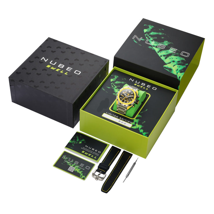 Nubeo Swell Chronograph Mustard Limited Edition