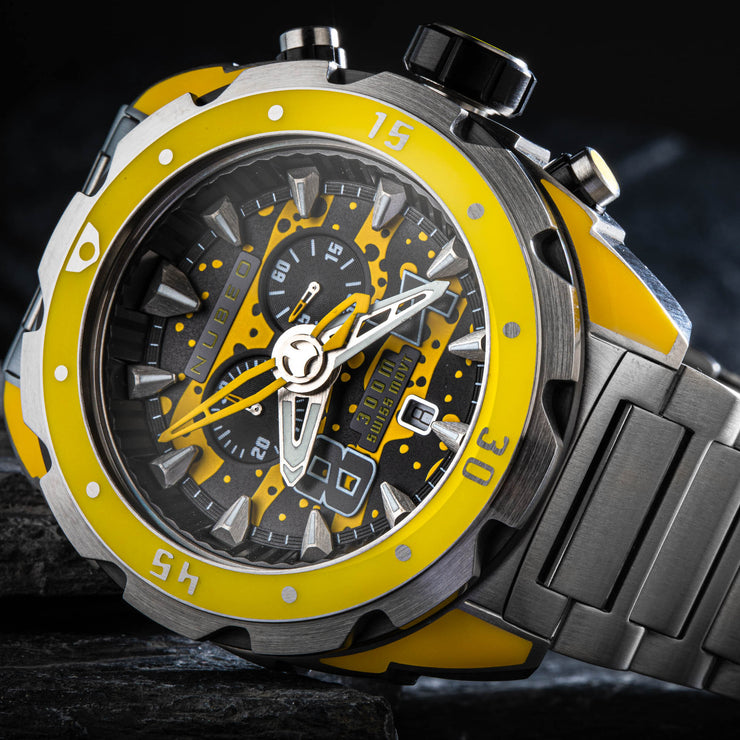 Nubeo Swell Chronograph Mustard Limited Edition