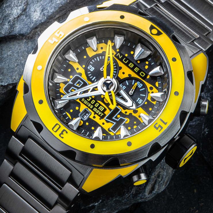 Nubeo Swell Chronograph Mustard Limited Edition