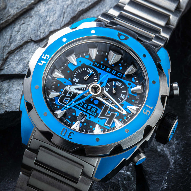 Nubeo Swell Chronograph Cerulean Limited Edition