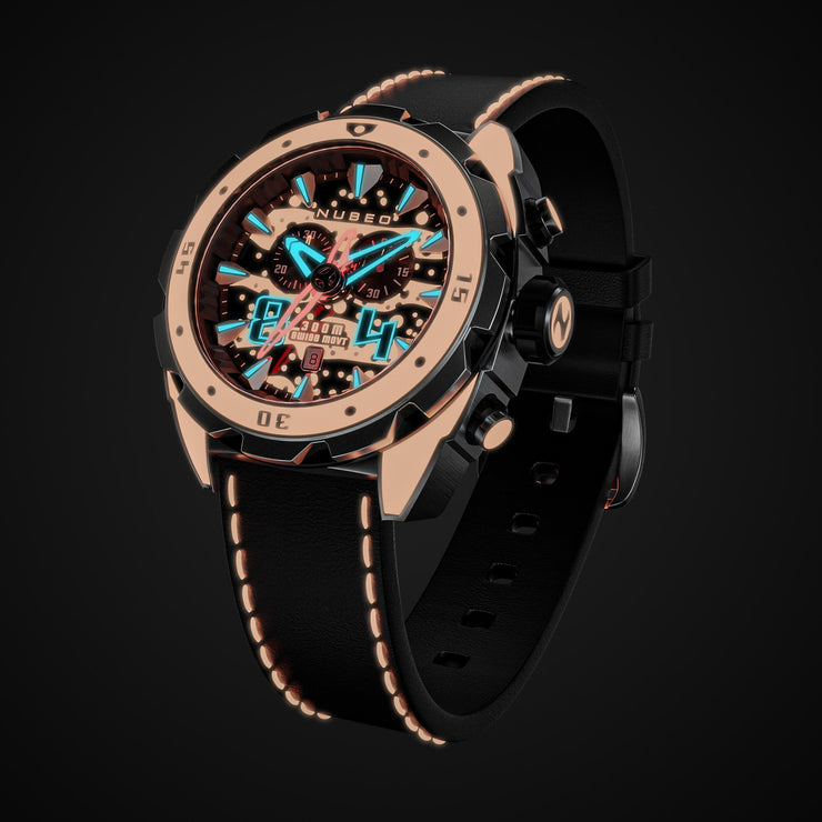 Nubeo Swell Chronograph Ruby Limited Edition