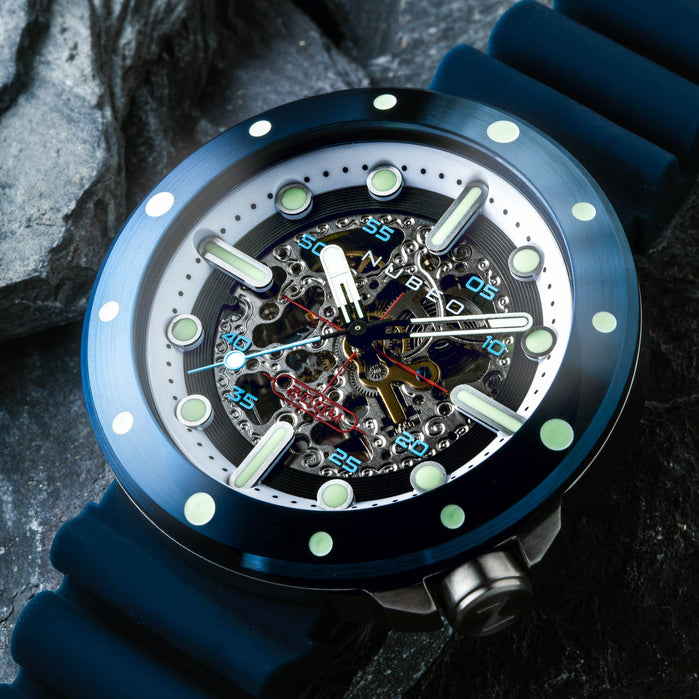 Nubeo Cassini Automatic Deep Blue Limited Edition angled shot picture