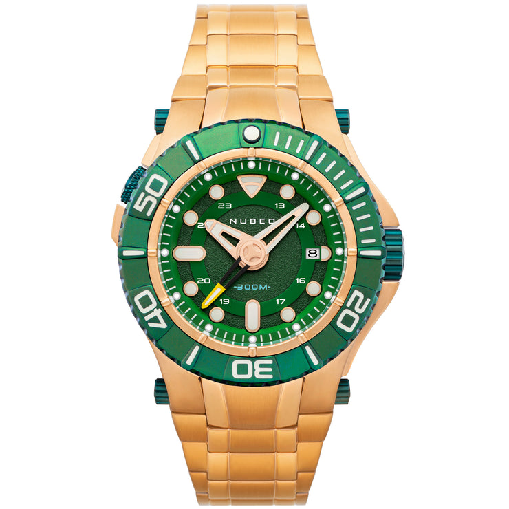 Nubeo Manta Automatic Rose Gold Green