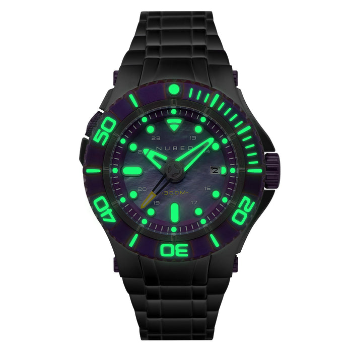 Nubeo Manta Mid Automatic Purple Limited Edition angled shot picture