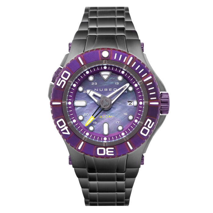 Nubeo Manta Mid Automatic Purple Limited Edition angled shot picture
