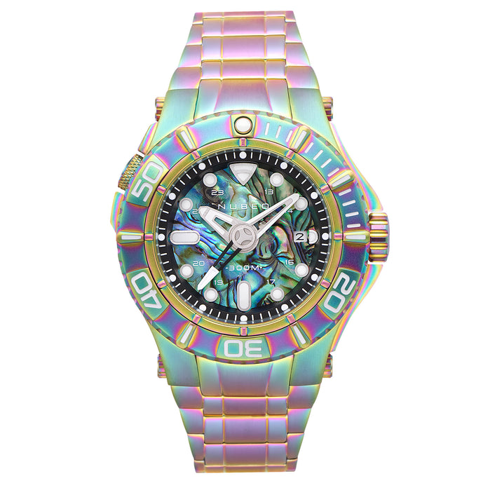 Nubeo Manta Mid Automatic  Rainbow Limited Edition angled shot picture