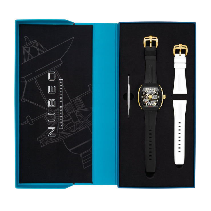 Nubeo Magellan Skeleton Automatic Copper Black