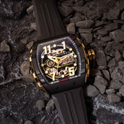 Nubeo Magellan Skeleton Automatic Copper Black