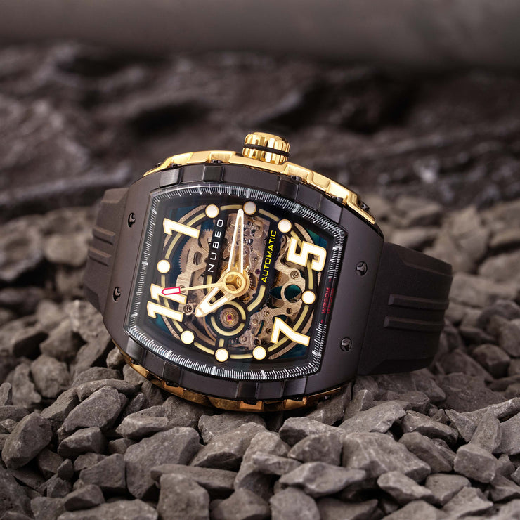 Nubeo Magellan Skeleton Automatic Copper Black