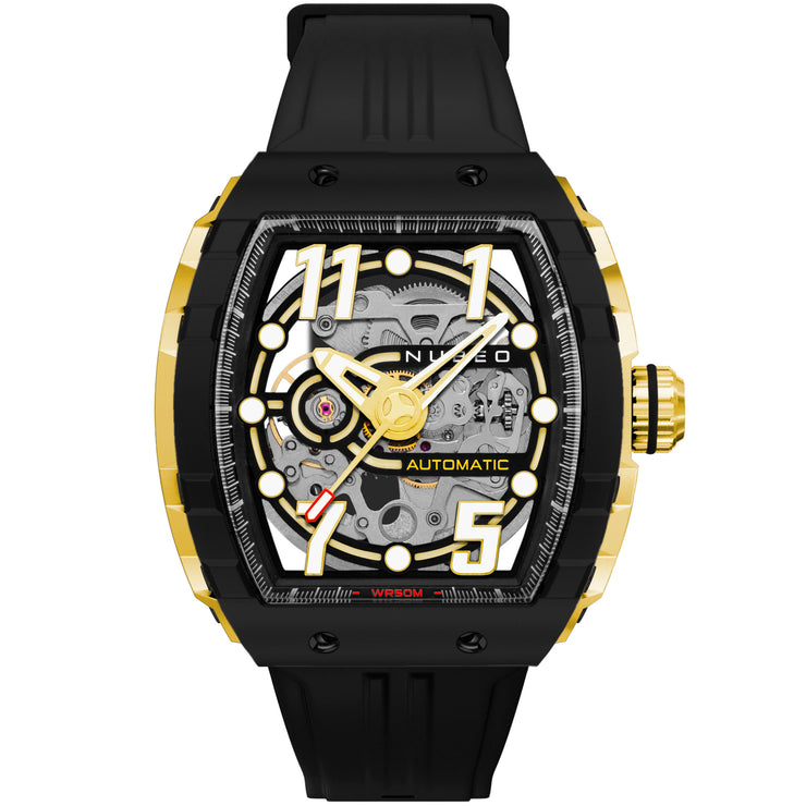 Nubeo Magellan Skeleton Automatic Copper Black