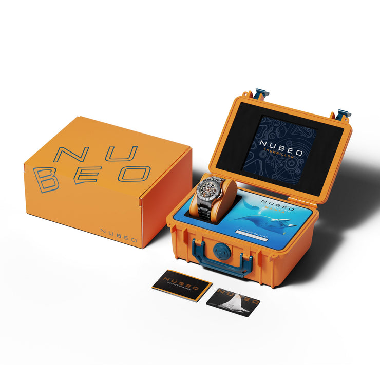 Nubeo Manta Tourbillon Silver Sheen Limited Edition