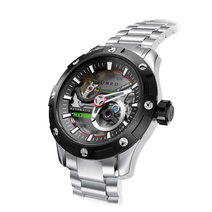 Nubeo Pioneer Bridge Automatic Stone Black