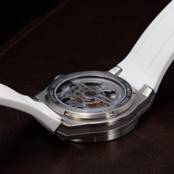 Peacock Voyager Tourbillon Automatic White angled shot picture