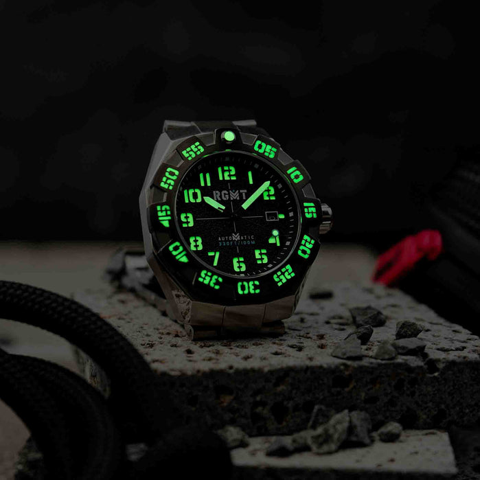 RGMT Field Master Automatic Midnight Black angled shot picture