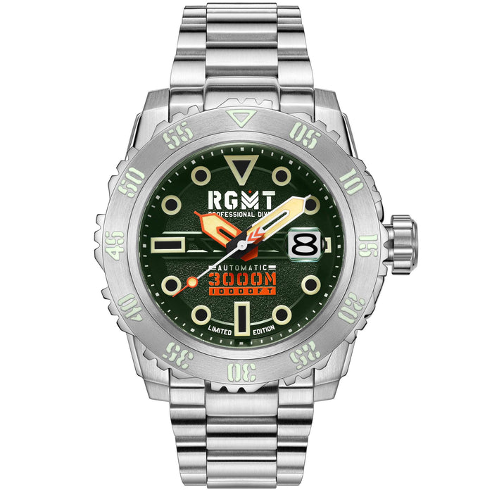 RGMT Ohio Automatic Green Limited Edition angled shot picture