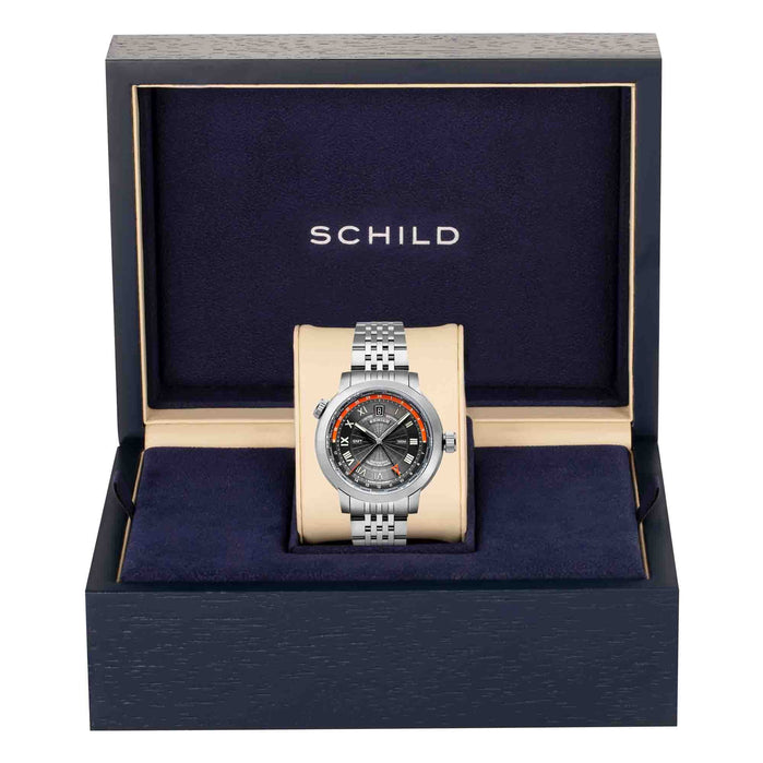 Schild Heinrich Swiss GMT Chocolate Rose Limited Edition angled shot picture
