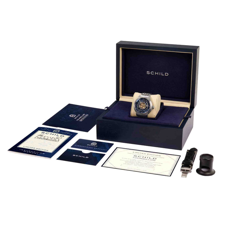 Schild Heinrich Cyclone Tourbillon Pennant Blue Limited Edition