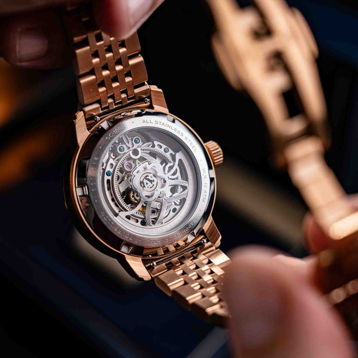 Schild Maximillian Tourbillon Rose Gold Limited Edition angled shot picture