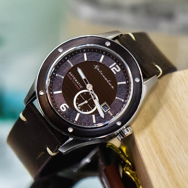 Spinnaker Sorrento Automatic Silver Brown