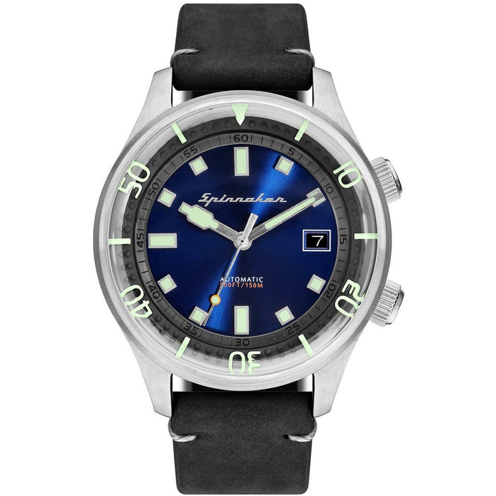 Spinnaker Bradner Automatic Blue Black angled shot picture