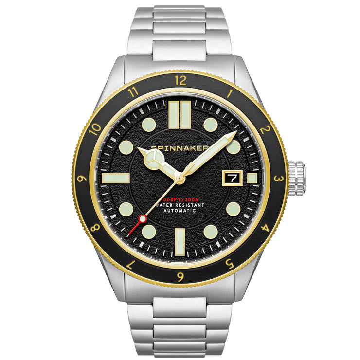 Spinnaker Cahill Automatic Black Gold